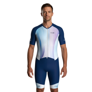 Trifonction de Triathlon Longue Distance Hyper Respirante – Bleu
