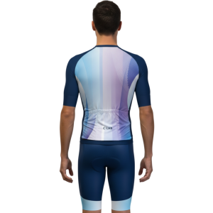 Trifonction de Triathlon Longue Distance Hyper Respirante – Bleu